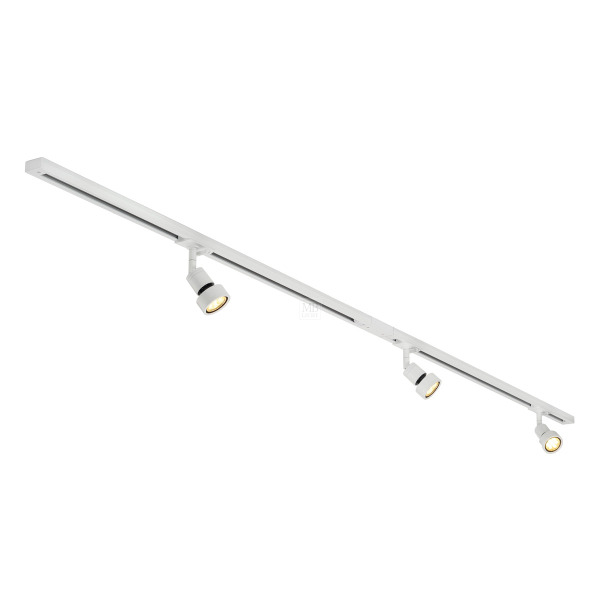 1-Phasen Hochvolt-Set 3, weiss, 2x1m, inkl. 3xPURI und LED Leuchtmittel 4,3W