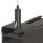 G-15-23 - Drahtseilhalter Gripper 15 SE mit Stromschienenclip passend für Ivela eckig; aussen greifend; schwarz;  max. Seil Ø1,5mm