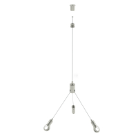 K-014 - Dreiseilabhänger, Kappe M13x1, vernickelt (passt zu G-20-15)