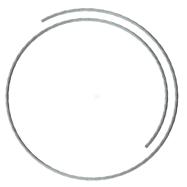 Drahtseil Ø1,5mm; 6x7+SE; 1770N/mm²; 10 Meter aufgerollt