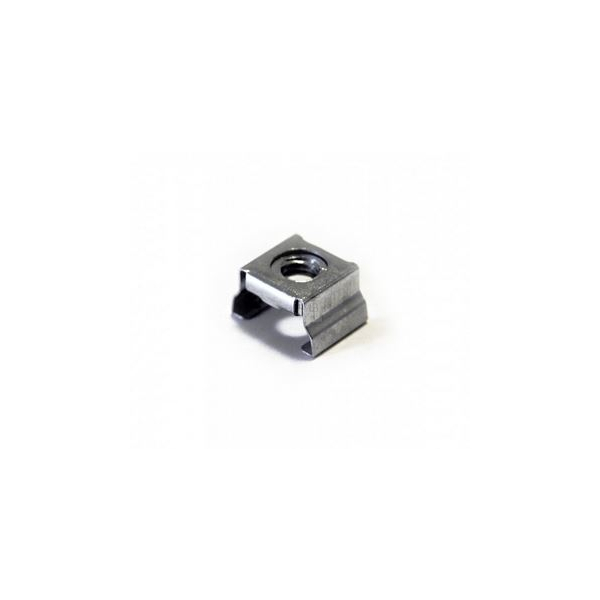 Deckenclip für Systemdecken T14 mit M6 Gewinde Kralle; vernickelt