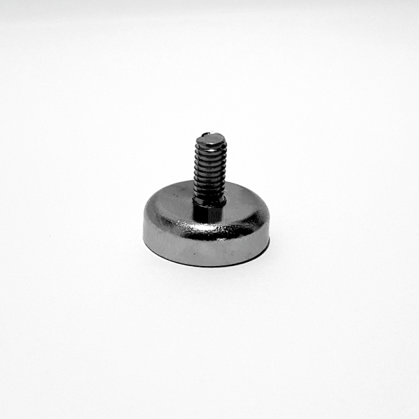 Topfmagnet mit Außengewinde M4 Ø16mm Höhe 5mm Gewindelänge 9mm Haftkraft 5KG