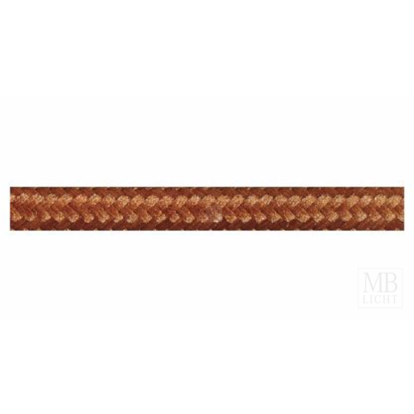 Textilkabel / Stoffkabel 3x0,75 mm² | RAL 8003 lehmbraun