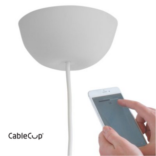 CableCup Atmos / per App steuerbare Beleuchtung des Deckenbaldachin in wei