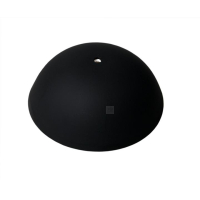 CableCup Classic / Deckenbaldachin aus Silikon für Pendelleuchte in schwarz