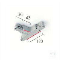EUTRAC T-Verbinder Schutzl. aussen links für 3~,...