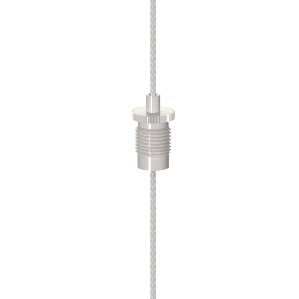 G-15-41 - Gripper M10x1, max. Seil-ø:1,5mm, weiß beschichtet