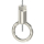 G-30-04 - Drahtseilhalter Gripper 30 Ring, Außendurchmesser 40mm, vernickelt, max. Seilø=3,0mm