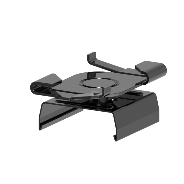 DCKL-009 - Kombination Deckenclip DC-001 (schwarz) mit EUTRAC Klammer, schwarz