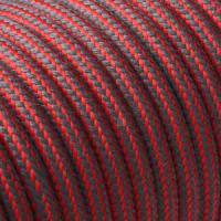 Textilkabel / Stoffkabel 3x0,75 mm² | Rund Gestreift...