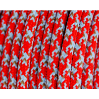 Textilkabel / Stoffkabel 3x0,75 mm² | Rund Muster...