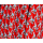 Textilkabel / Stoffkabel 3x0,75 mm² | Rund Muster Rätsel Rot Hellblau