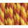 Textilkabel / Stoffkabel 3x0,75 mm² | Rund Fantasia Abaca Dreifach Gestreift Gelb Orange Rot