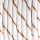 Textilkabel / Stoffkabel 3x0,75 mm² | Rund Fantasia Gestreift Gold-Weiß