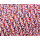 Textilkabel / Stoffkabel 3x0,75 mm² | Rund Mehrfarbig Pixel Pink