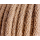 Textilkabel / Stoffkabel 3x0,75 mm² | Rund Natürliche Jute 10mm