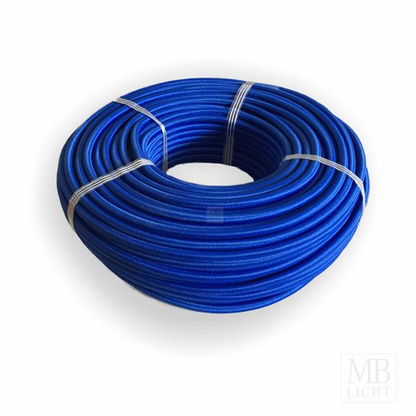 Textilkabel / Stoffkabel 3x0,75 mm² | RAL 5002 dunkelblau