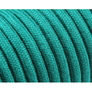 Textilkabel / Stoffkabel 3x0,75 mm | Rund Abaca Farben Dunkle Grn