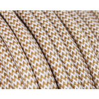 Textilkabel / Stoffkabel 3x0,75 mm² | Rund Abaca...