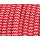 Textilkabel / Stoffkabel 3x0,75 mm² | Rund ZickZack Rot Weiß