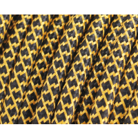 Textilkabel / Stoffkabel 3x0,75 mm² | Rund Quadrat...