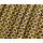 Textilkabel / Stoffkabel 3x0,75 mm² | Rund Quadrat ZickZack Gold Schwarz