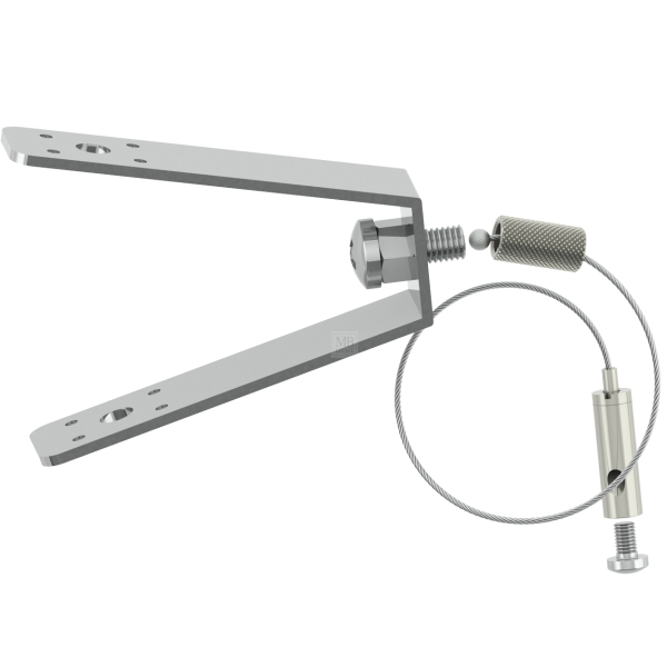 Abhängeset für Trapezblech, mit Aufhänger und G-15-11, L=1500mm