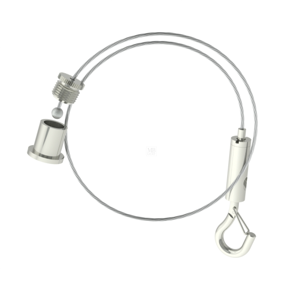 Abhängeset mit Gripper und Haken mit Sicherung, Länge 1500mm