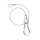 Abhängung für Pflanzenleuchten mit Ring und Karabiner, L=1500mm
