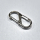 Karabinerhaken, rostfreier Stahl, 40mm x 18mm. Zugbelastung: 5kg