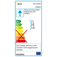 EURO SPOT INTEGRATED LED, silbergrau, 13W, 3000K,...