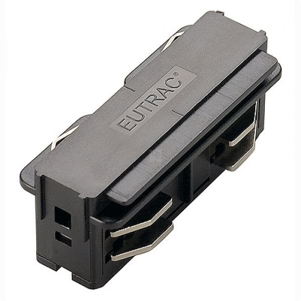 EUTRAC Längsverbinder, elektrisch für 3-Phasenschiene, schwarz | 555 1 1206 2