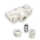 EUTRAC 3-Phasen Stromschienen- adapter, weiss inkl. Montagezubehör | 99-759-1