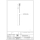 Drahtseil ø 1,5mm, 6x7 + 1 SE, 1770N/mm², mit Zamak - Gewindeterminal M6x9 3000mm