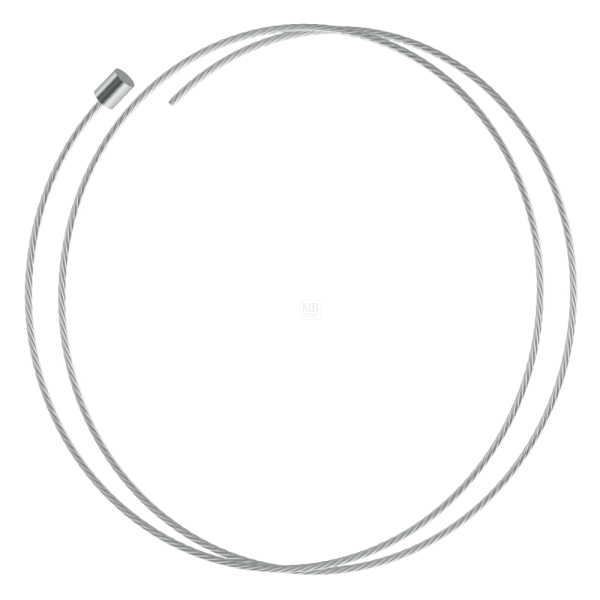 Drahtseil Ø1,2mm; Lg = 1400mm; mit zylindrischem Nippel