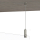 AS-DS6-15 - Abhängeset für Displays bis 6mm Stärke, Drahtseil ø1,5, L=1500mm