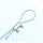 Lüsterklemmeneinsatz Messing; vernickelt, mit Schrauben; 6x14 mm.